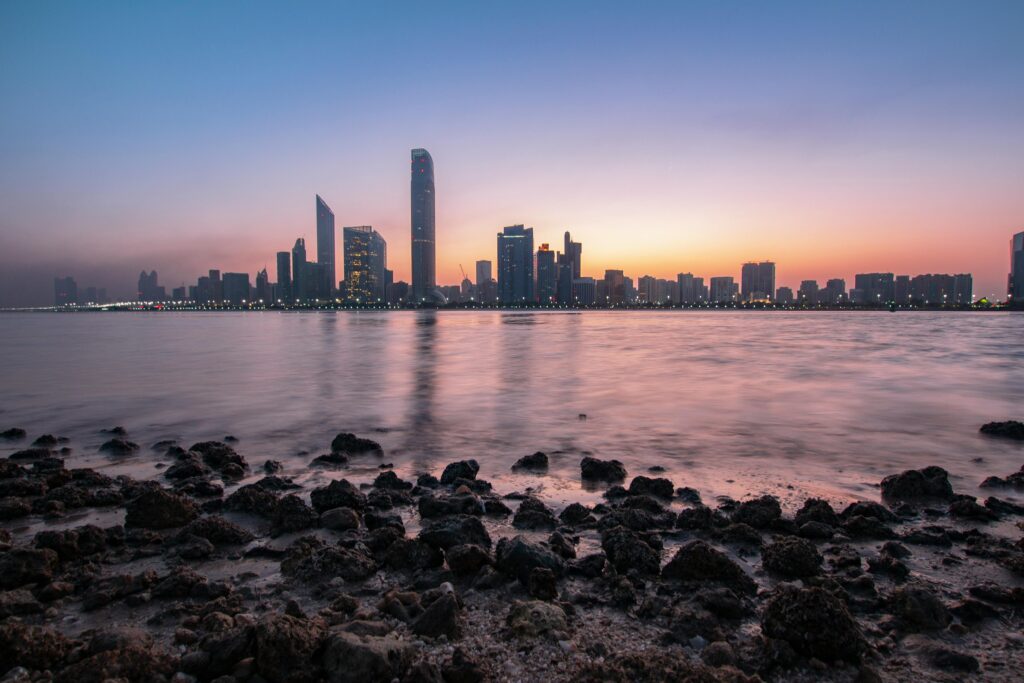 Skyscrapers Near Body of Water